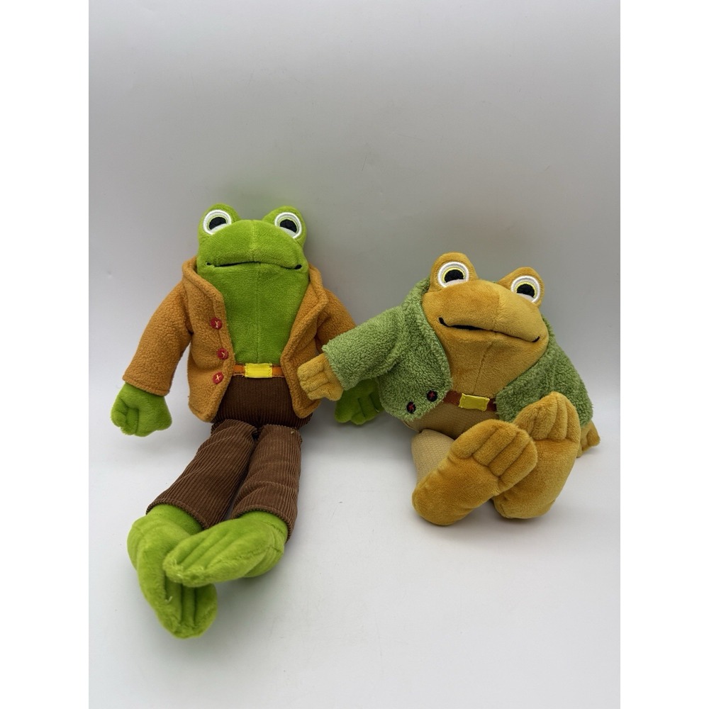 YOTTOY Frog & Toad Plush Set Arnold Lobel Stuffed Animals Book Characters - Picture 1 of 3